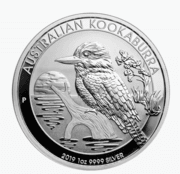 Avstralska Kookaburra, Ag, 2019, 31,1035 g